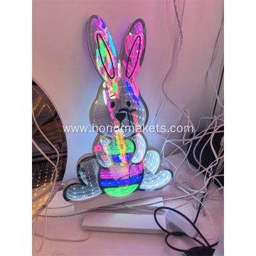 Easter Bunny tunnel lights